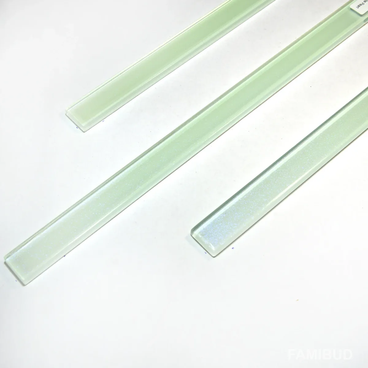 Фриз GF 401531 White Pearl, 15×400×8, Котто Кераміка