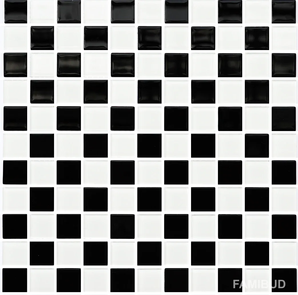 Мозаїка GM 4002 CC Black-White, 300×300×4, Котто Кераміка