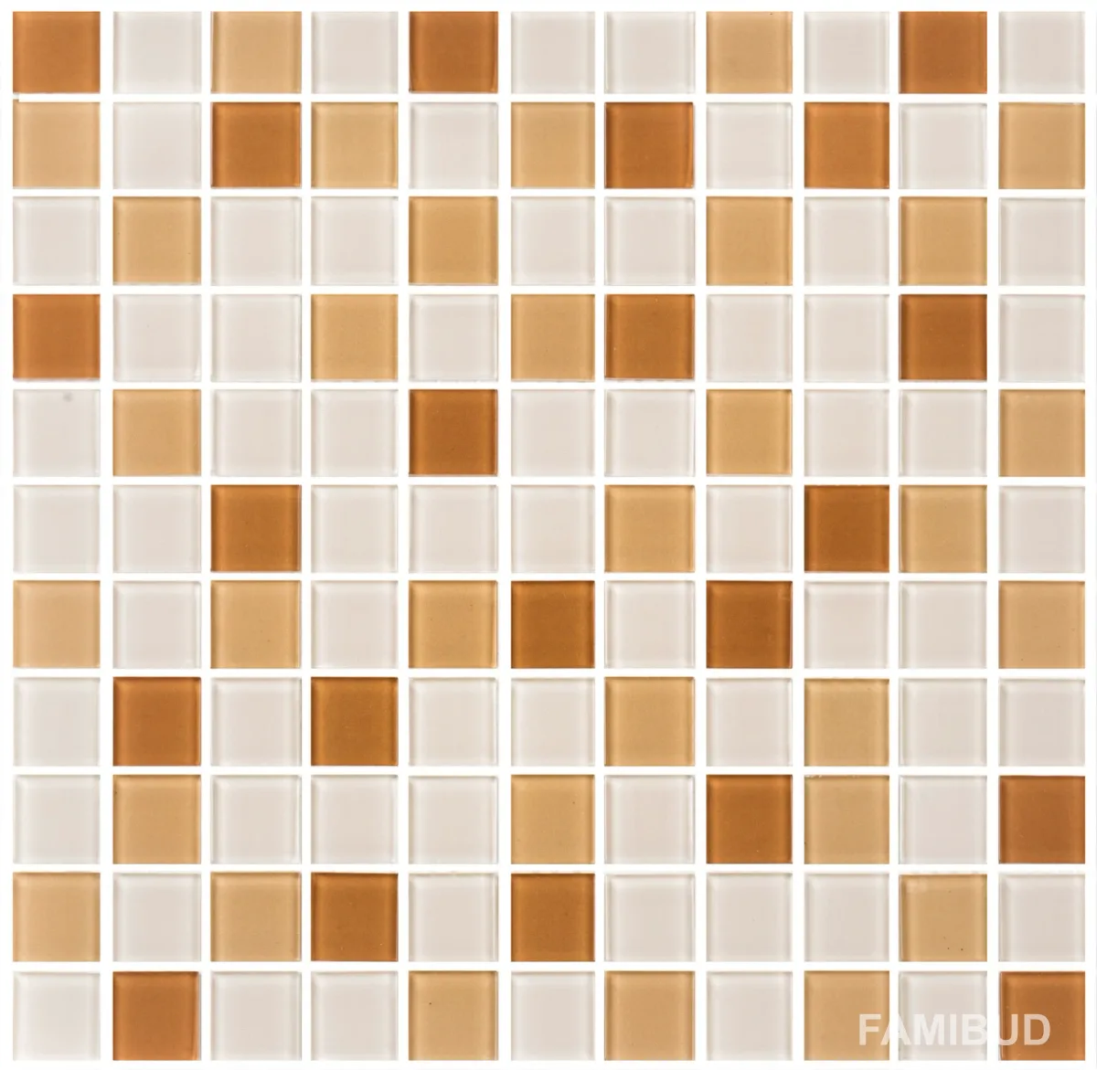 Мозаїка GM 4016 C3 Ohra D-Beige M-Beige W, 300×300×4, Котто Кераміка