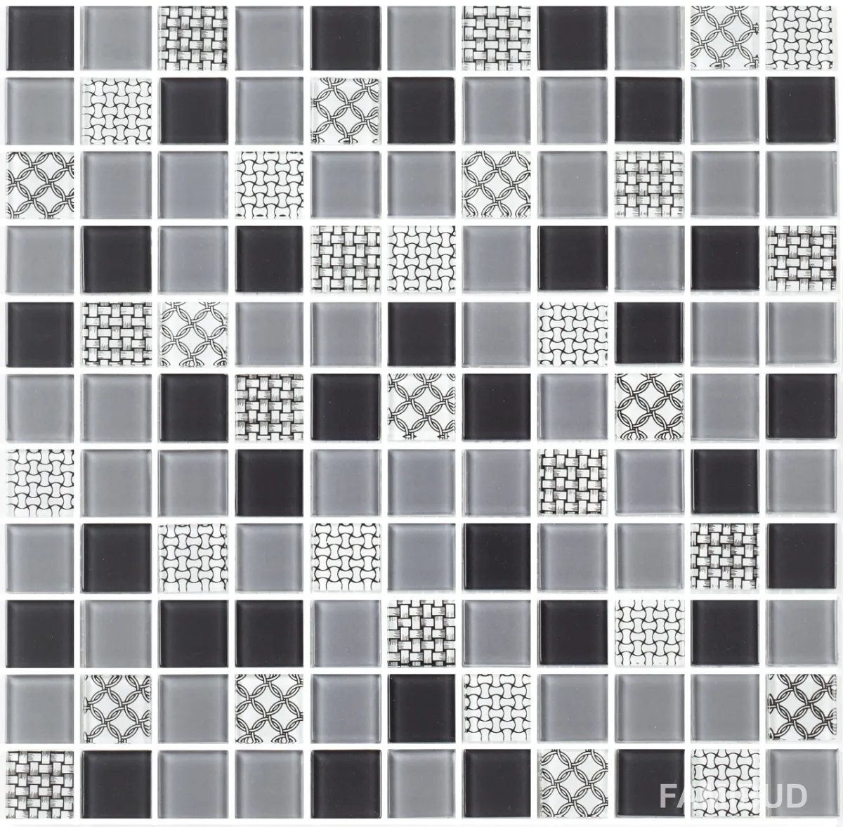 Мозаїка GM 4053 C3 Gray M-Gray W-Structure, 300×300×4, Котто Кераміка