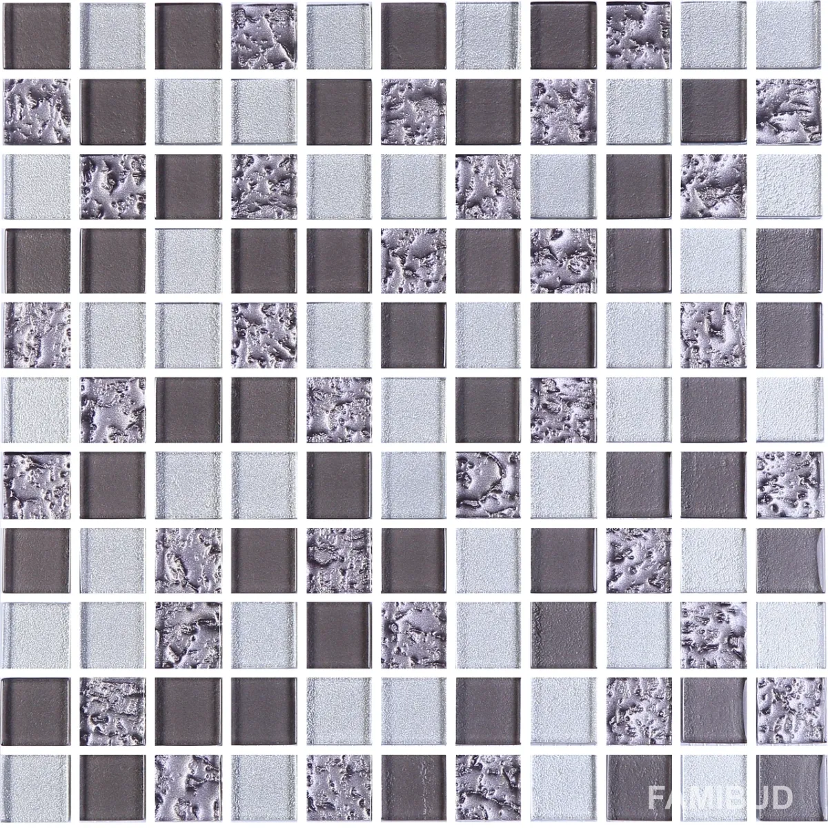 Мозаїка GM 8001 C3 Grey R S1-Grey M-Grey Silver, 300×300×8, Котто Кераміка