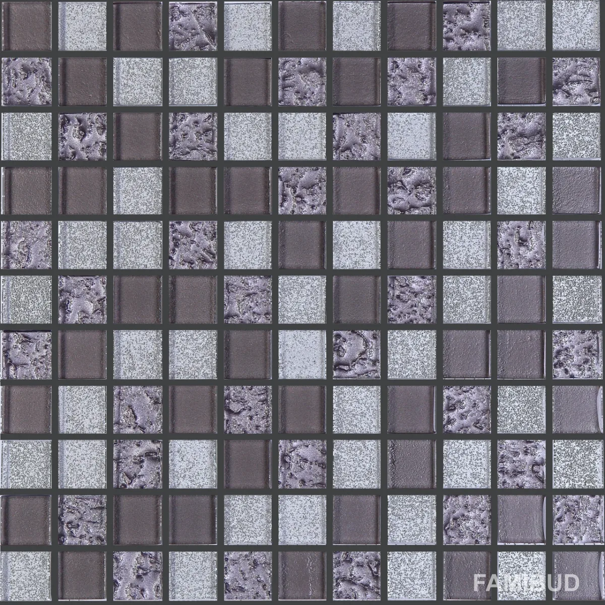 Мозаїка GM 8001 C3 Grey R S1-Grey M-Grey Silver, 300×300×8, Котто Кераміка