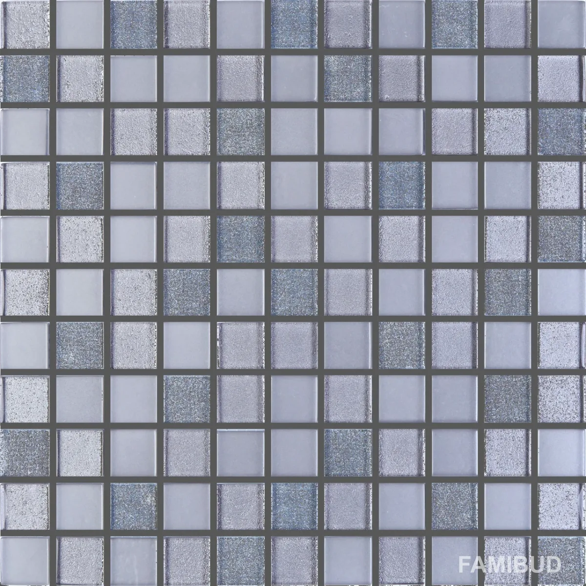 Мозаїка GM 8010 C3 Silver Grey Brocade-Grey W-Grey Matt, 300×300×8, Котто Кераміка