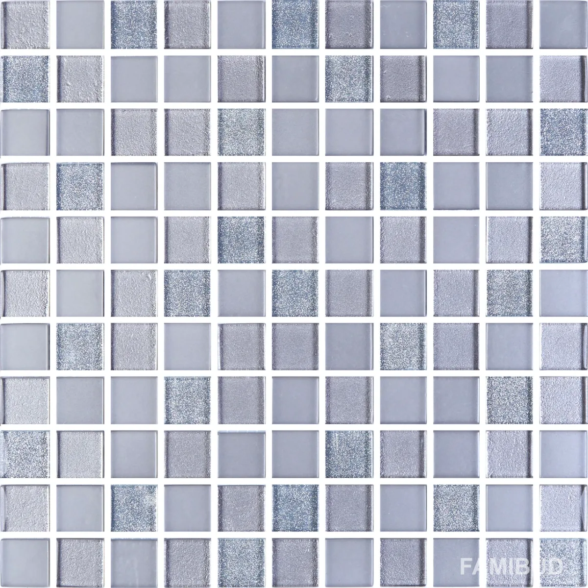 Мозаїка GM 8010 C3 Silver Grey Brocade-Grey W-Grey Matt, 300×300×8, Котто Кераміка