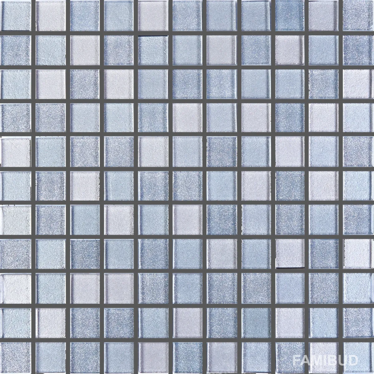 Мозаїка GM 8011 C3 Silver Grey Brocade-Medium Grey-Grey Silver, 300×300×8, Котто Кераміка