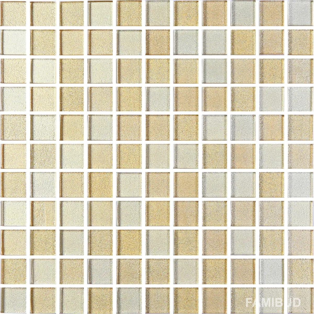 Мозаїка GM 8012 C3 Gold Brocade-Gold-Champagne, 300×300×8, Котто Кераміка