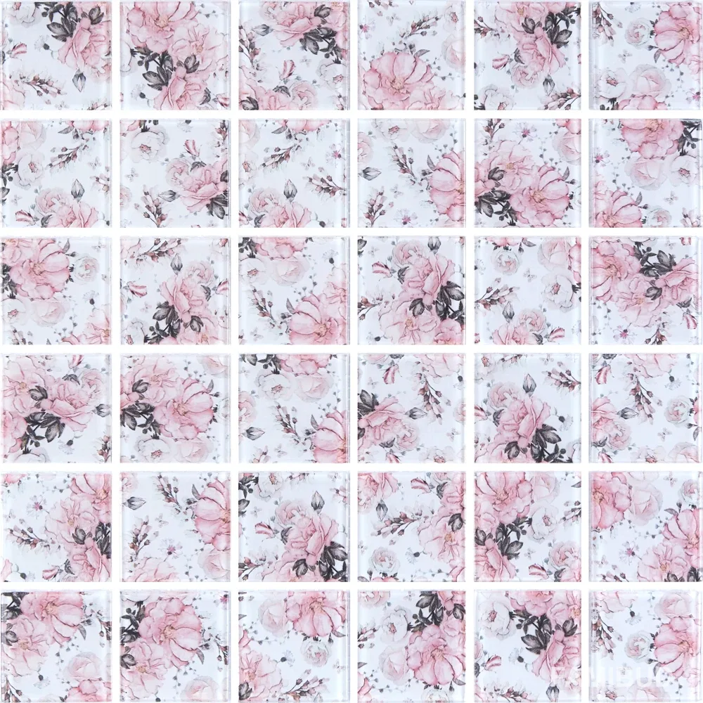 Мозаїка С Print 8, 300×300×8, Білий, Котто Кераміка