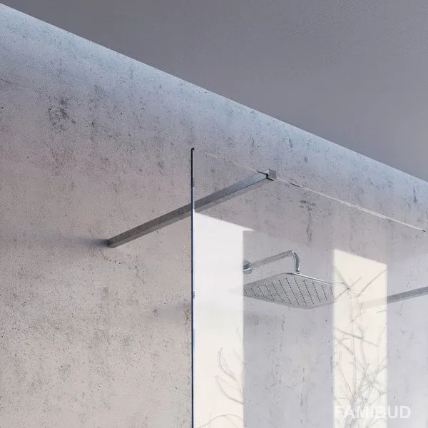 Набір тримачів душової стінки W SET-80 Wall-Corner, Хром, Ravak
