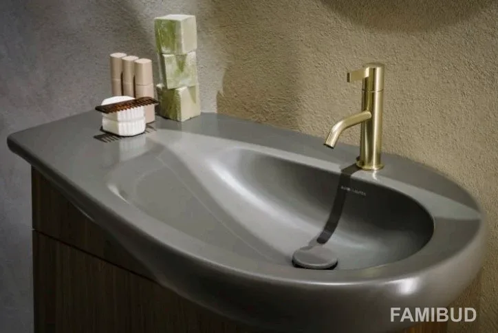 Змішувач для умивальника Kartell PVD Inox, Laufen