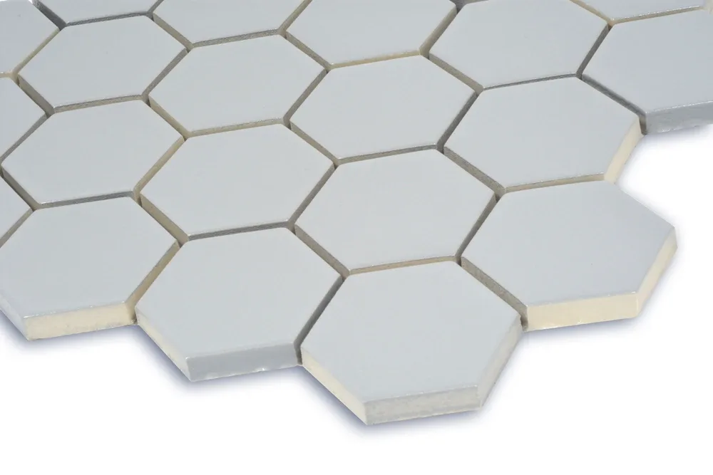Мозаїка Hexagon Grey Silver Кераміка Лео УКРАЇНА, 295×295×9, Котто Кераміка