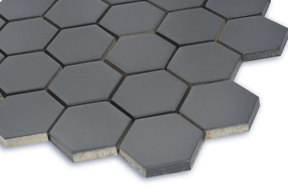Мозаїка Hexagon Grey Shedol Кераміка Лео УКРАЇНА, 295×295×9, Котто Кераміка