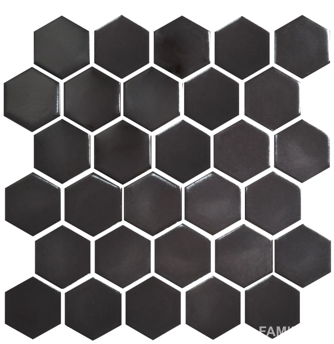 Мозаїка Hexagon Choco Brown Кераміка Лео УКРАЇНА, 295×295×9, Котто Кераміка