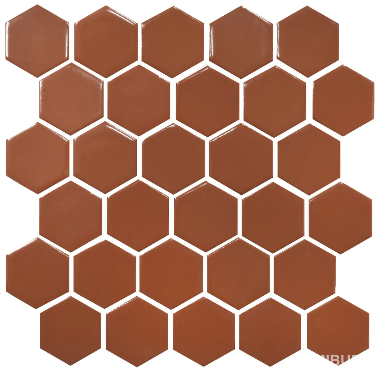 Мозаїка Hexagon Brown Кераміка Лео УКРАЇНА, 295×295×9, Котто Кераміка