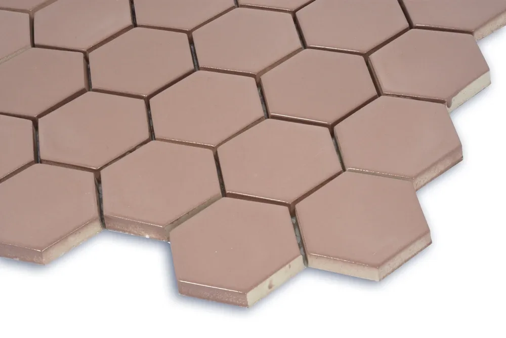 Мозаїка Hexagon Hot Pink Кераміка Лео УКРАЇНА, 295×295×9, Котто Кераміка