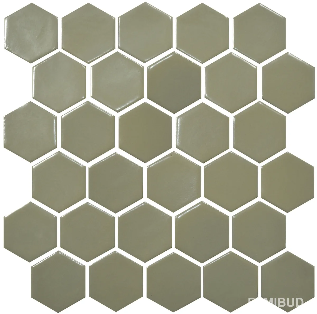 Мозаїка Hexagon Maus Grey Кераміка Лео УКРАЇНА, 295×295×9, Котто Кераміка