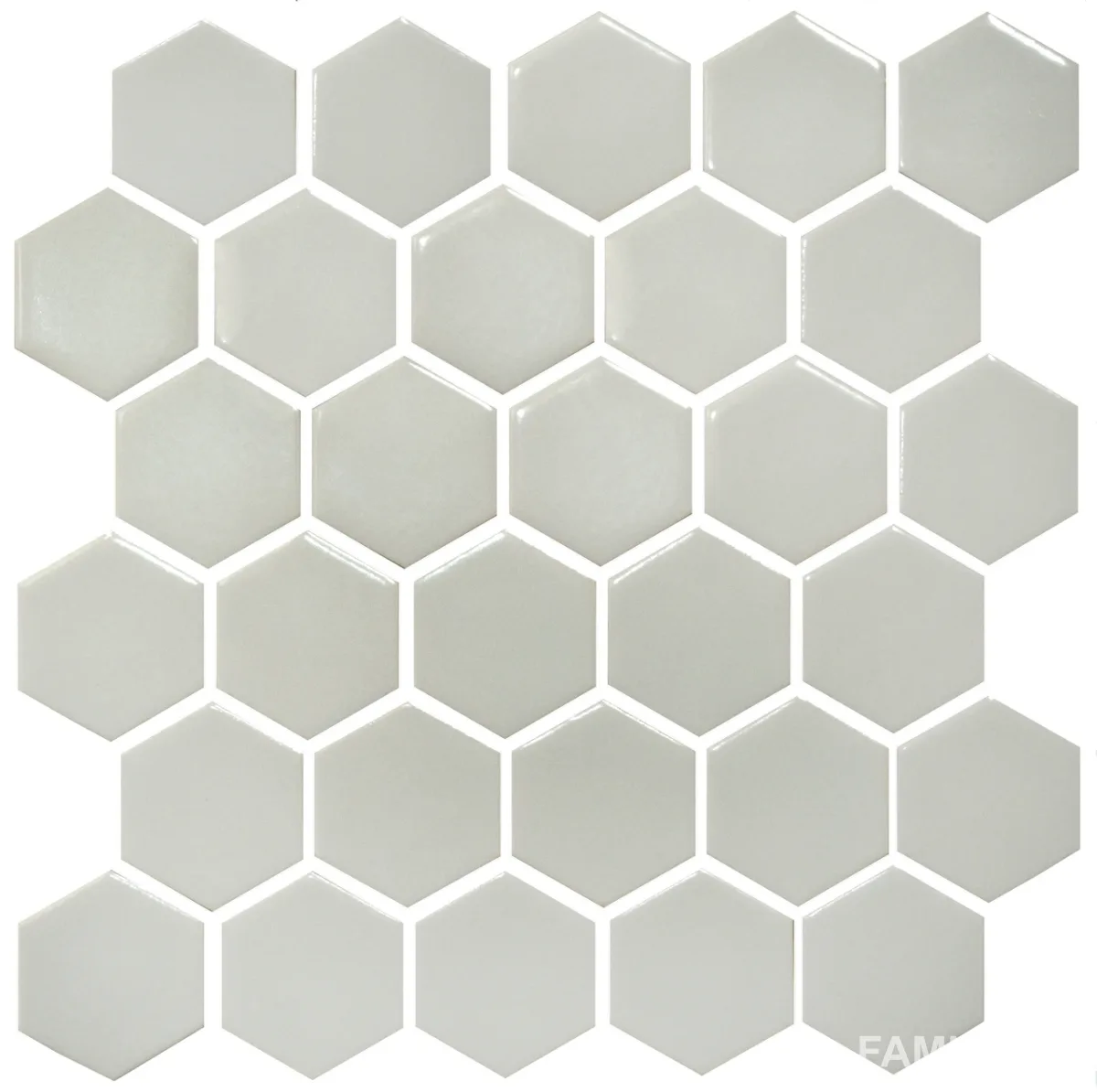 Мозаїка Hexagon Light Grey Кераміка Лео УКРАЇНА, 295×298×9, Котто Кераміка