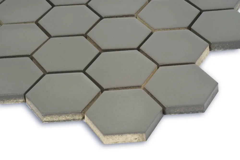 Мозаїка Hexagon Dark Grey Кераміка Лео УКРАЇНА, 295×295×9, Котто Кераміка