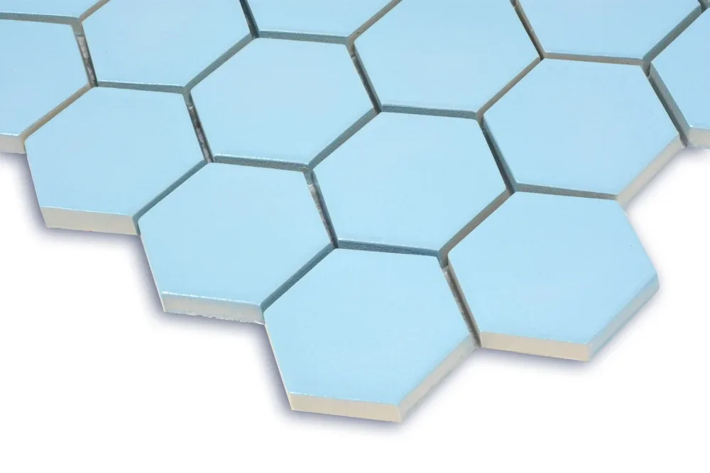 Мозаїка Hexagon Light Blue Кераміка Лео УКРАЇНА, 295×295×9, Котто Кераміка