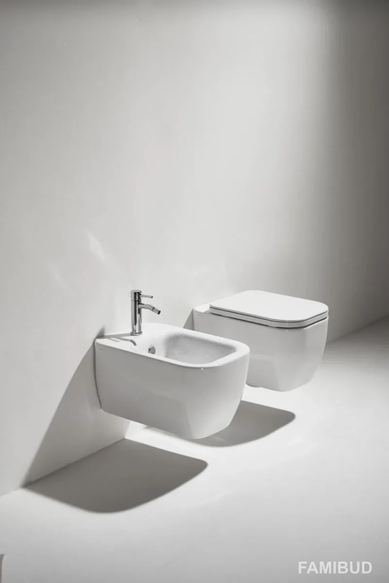 Унітаз підвісний Henges з кришкою soft-close Glossy white, Simas