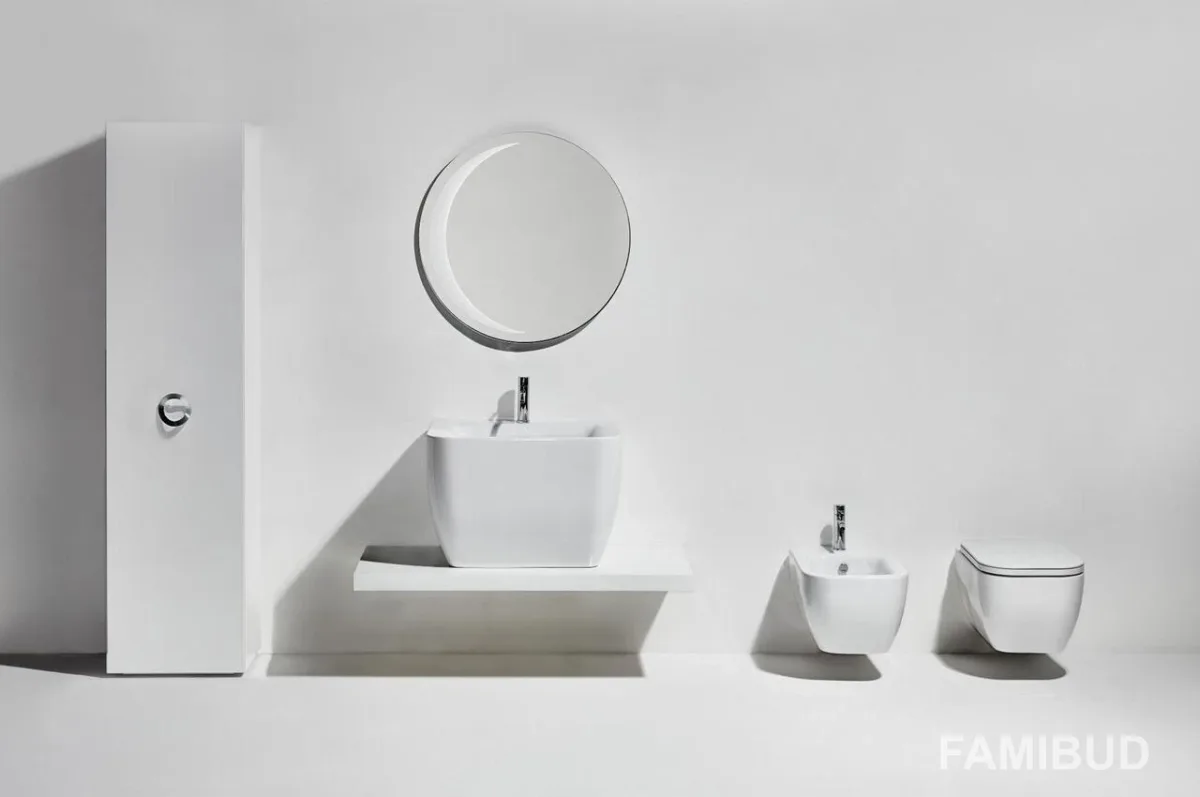 Біде підвісне Henges HE 19 Glossy white, Simas