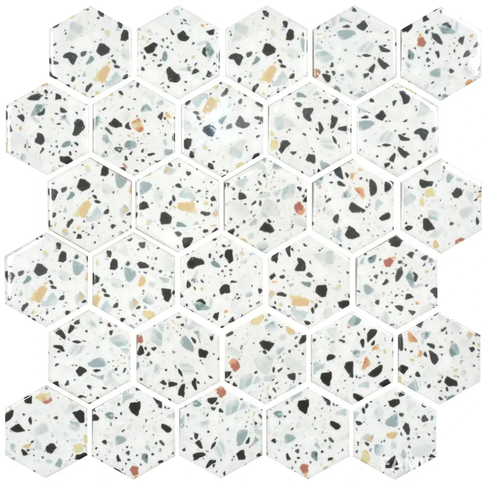 Мозаїка Hexagon HP 6009, 295×295×9, Білий, Котто Кераміка