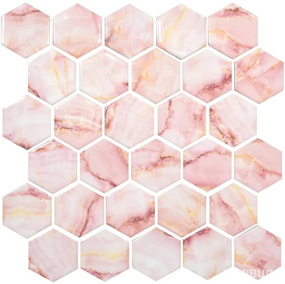 Мозаїка Hexagon HP 6014, 295×295×9, Молочний, Котто Кераміка
