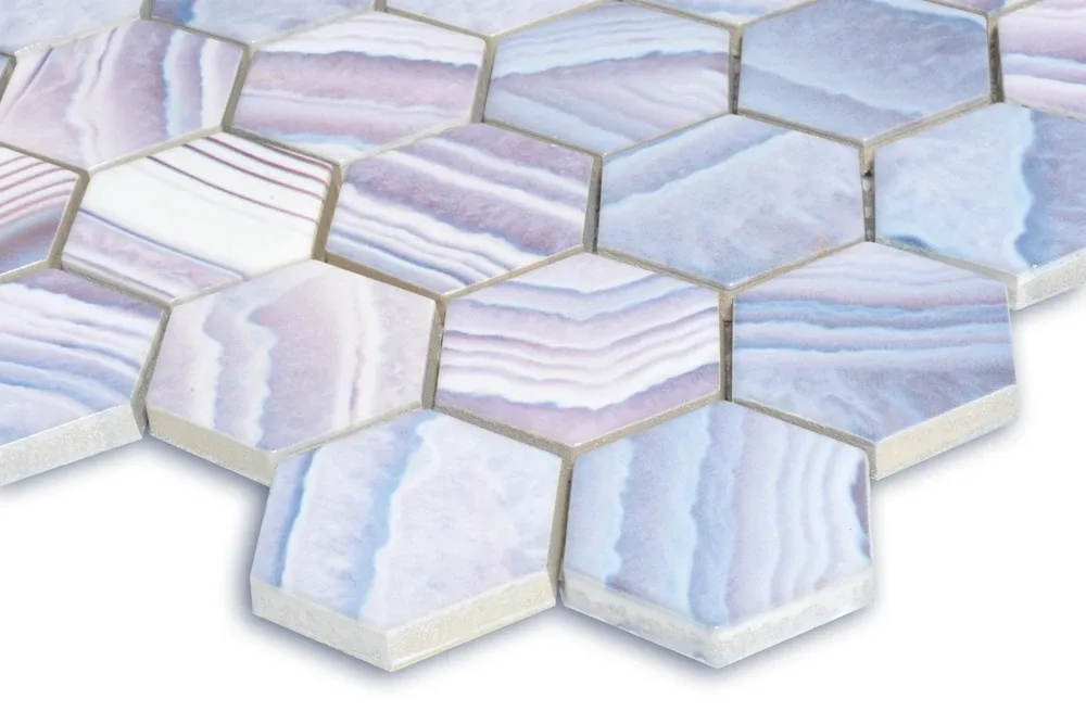 Мозаїка Hexagon HP 6016, 295×295×9, Білий, Котто Кераміка