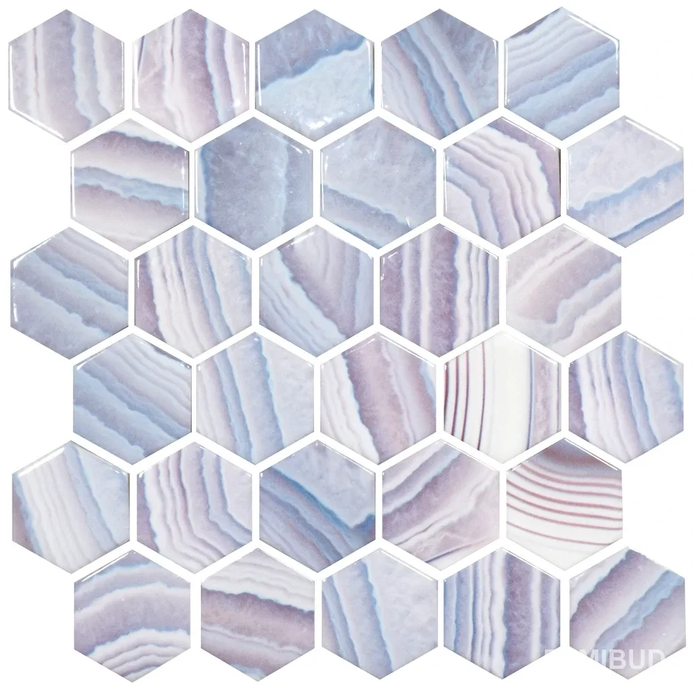 Мозаїка Hexagon HP 6016, 295×295×9, Білий, Котто Кераміка