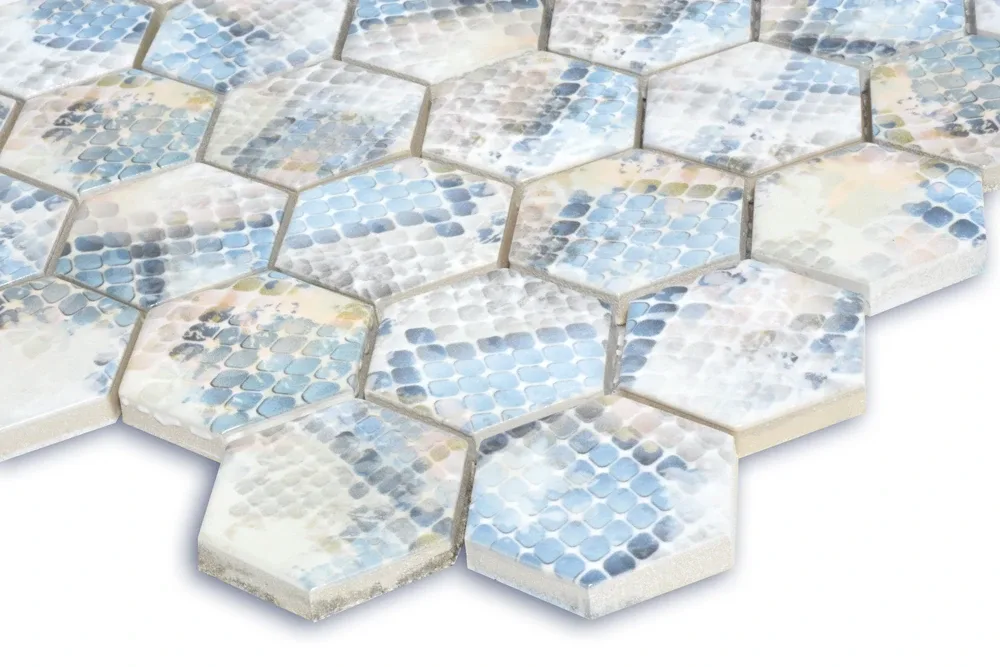 Мозаїка Hexagon HP 6017, 295×295×9, Білий, Котто Кераміка