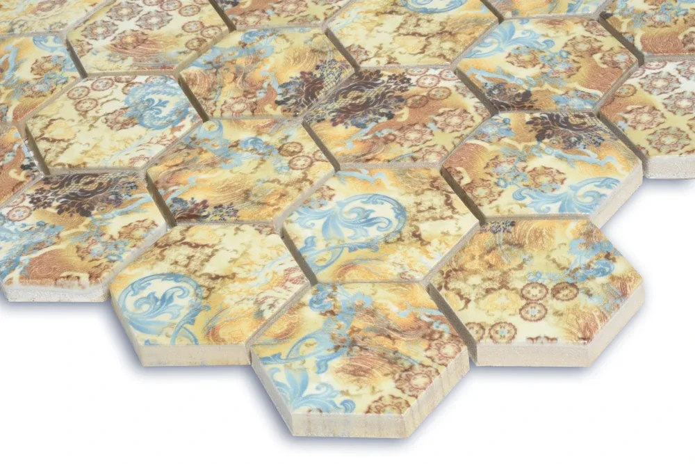 Мозаїка Hexagon HP 6021, 295×295×9, Бежевий, Котто Кераміка