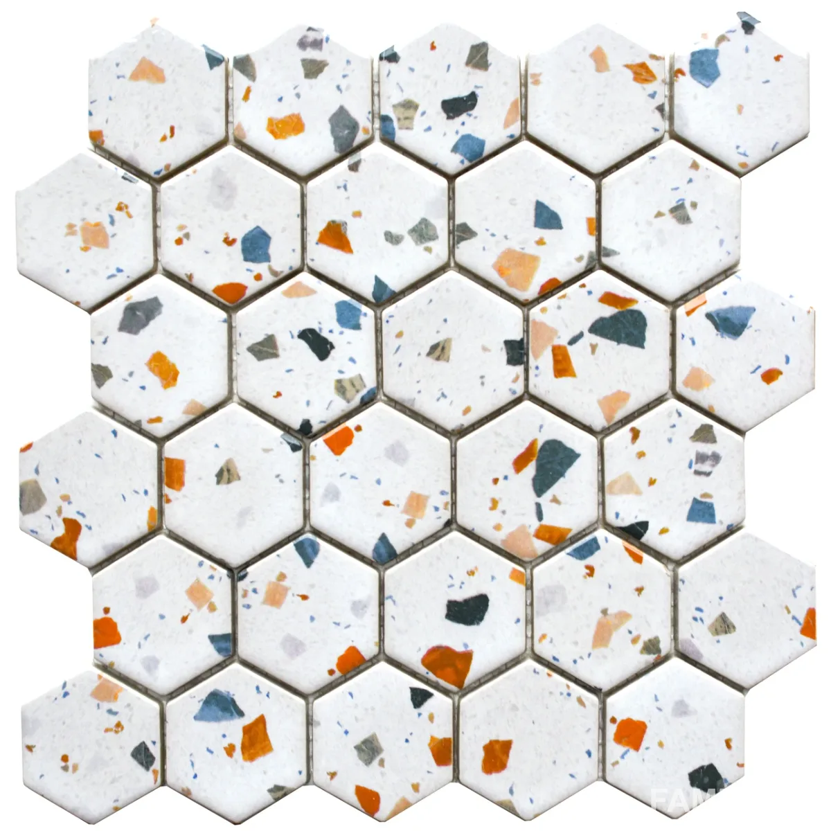 Мозаїка Hexagon HP 6049, 295×295, Білий, Котто Кераміка