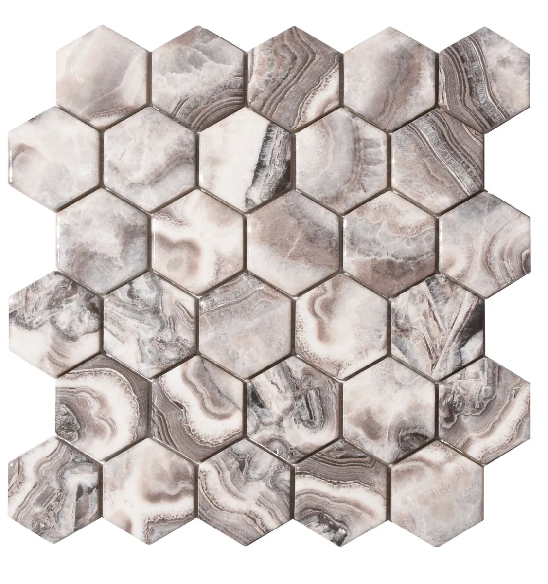 Мозаїка Hexagon HP 6052, 295×295×9, Бежевий, Котто Кераміка