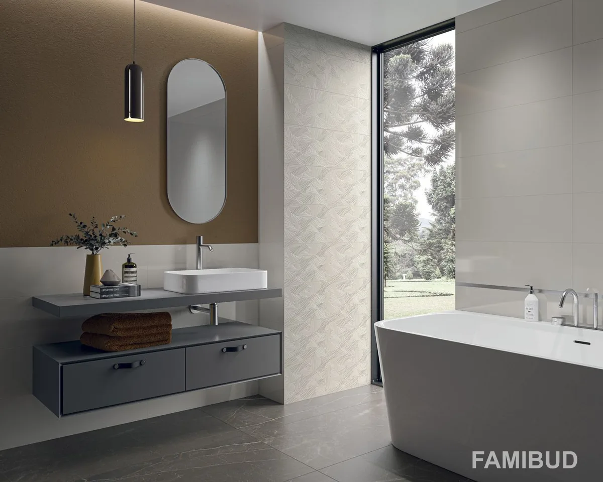 Декор Ray Silver Inserto, 250×750×9, Paradyz
