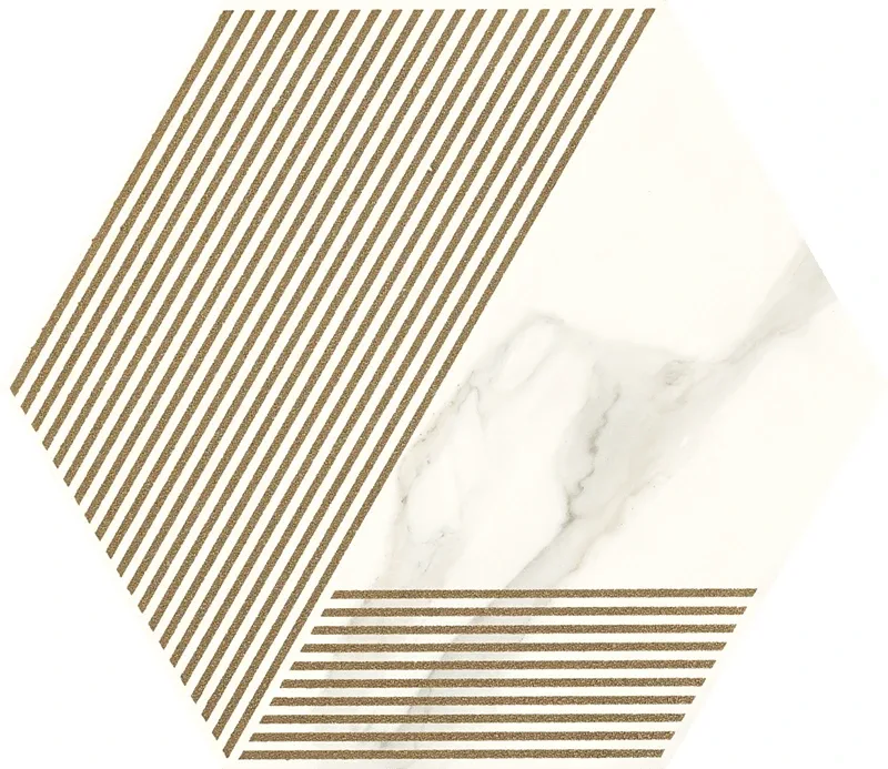 Декор Calacatta Hexagon A, 171×198×9,4, Paradyz