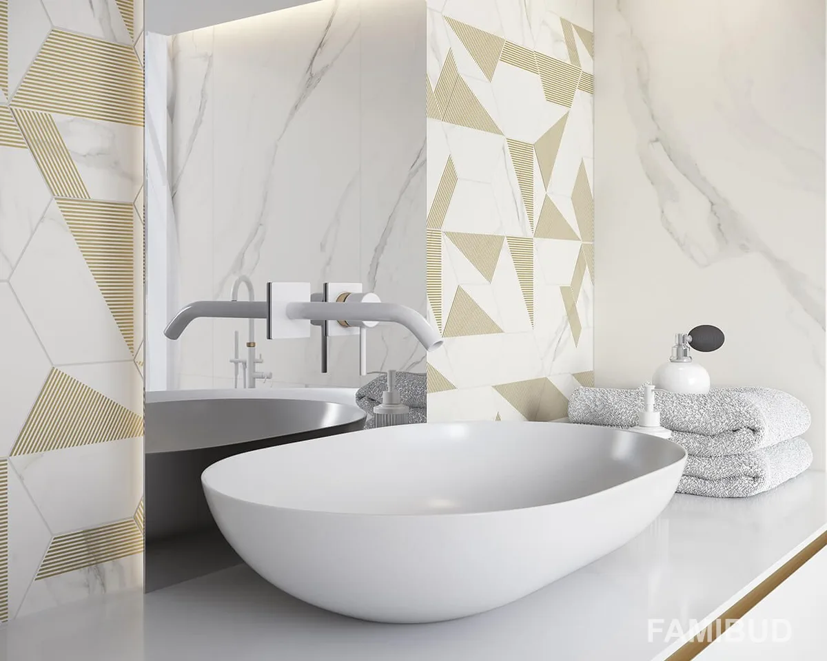 Декор Calacatta Hexagon C, 171×198×9,4, Paradyz