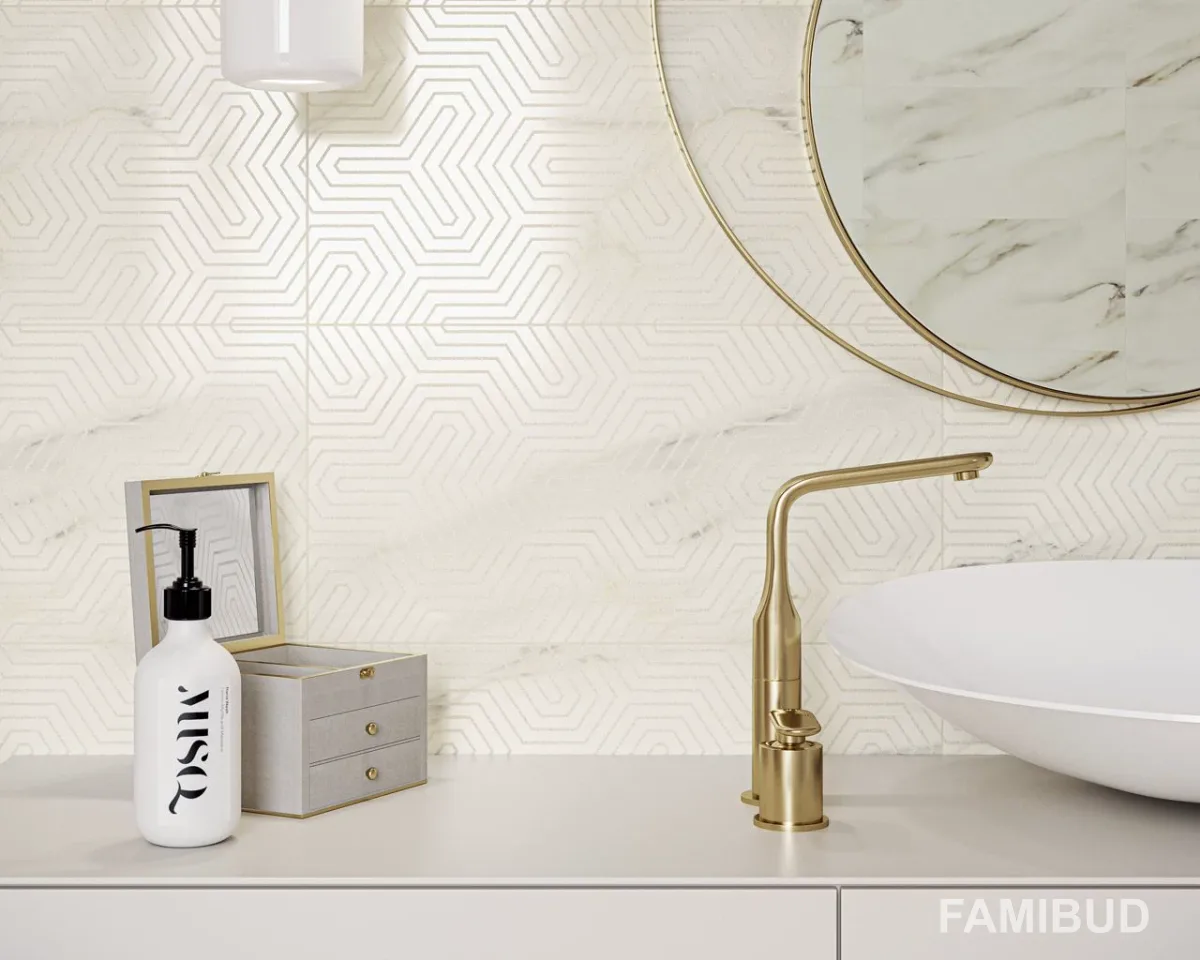 Декор Daybreak Bianco Inserto, 298×598×9, Paradyz