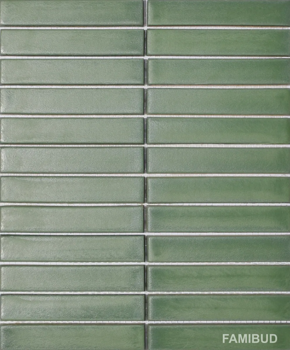 Мозаїка Kit Kat Forest Green, 252×300×9, Котто Кераміка