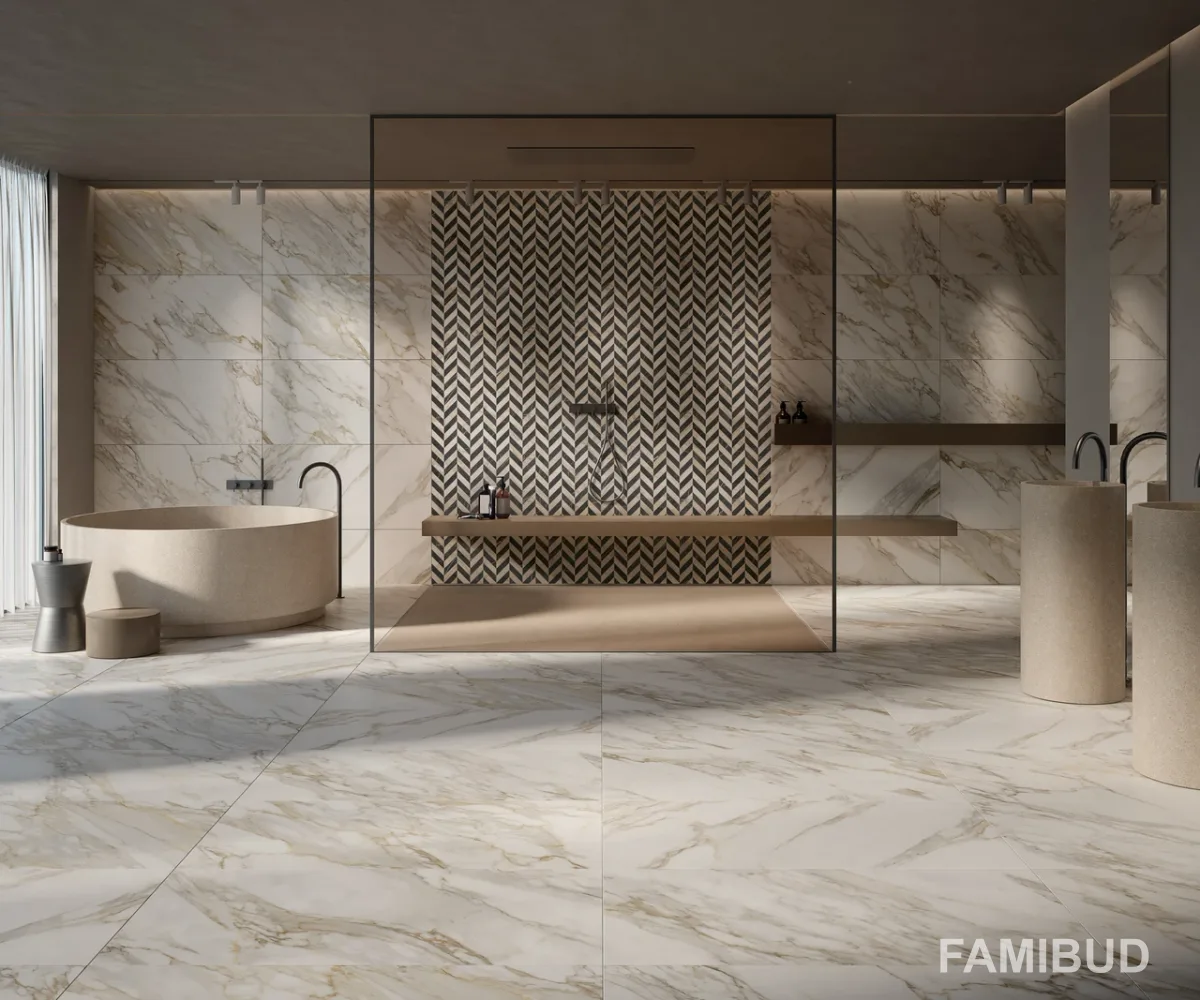 Плитка керамогранітна Avenza Gold LUX, 600×1200, Saloni Ceramica