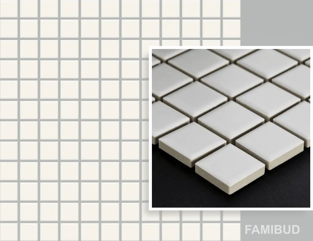 Мозаїка Albir Bianco 298×298×6,2,3×2,3, Paradyz