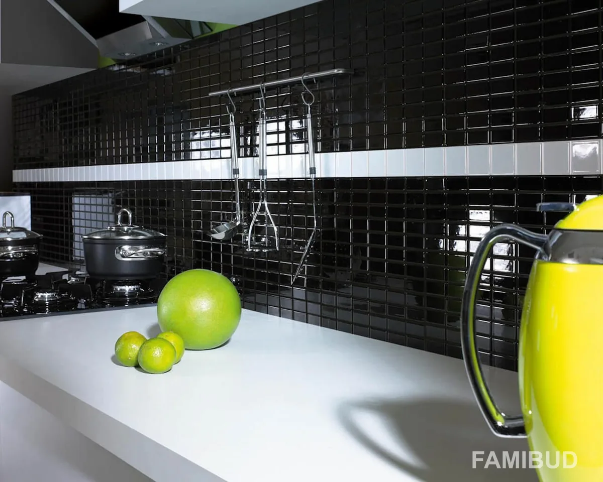 Мозаїка Albir Nero 298×298×6,2,3×2,3, Paradyz