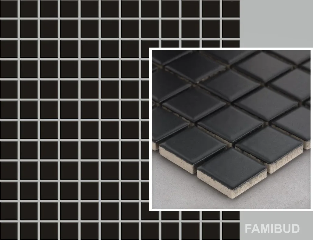 Мозаїка Albir Nero 298×298×6,2,3×2,3, Paradyz