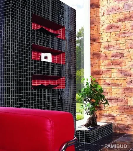 Мозаїка Albir Nero 298×298×6,4,8×4,8, Paradyz