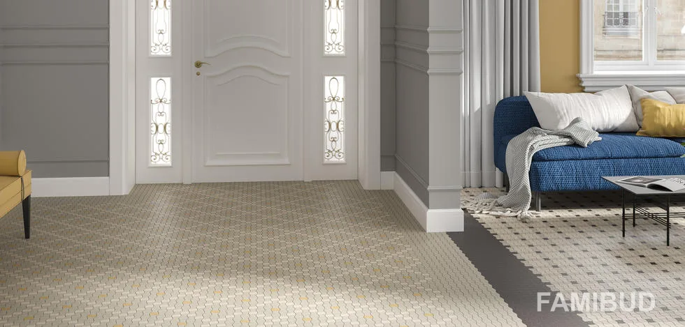 Мозаїка Modernizm Bianco, 308,6×308,6×6, Paradyz