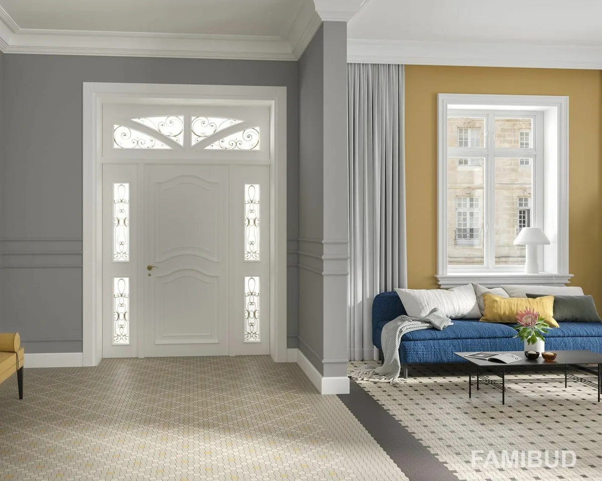 Мозаїка Modernizm Bianco Mix A, 308,6×308,6×6, Paradyz