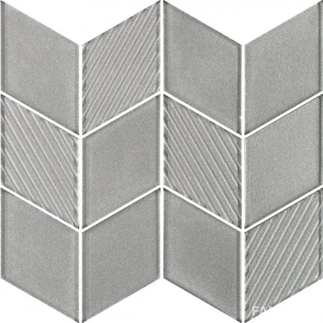 Мозаїка Uniwersalna Szklana Silver Romb, 205×238×6, Paradyz