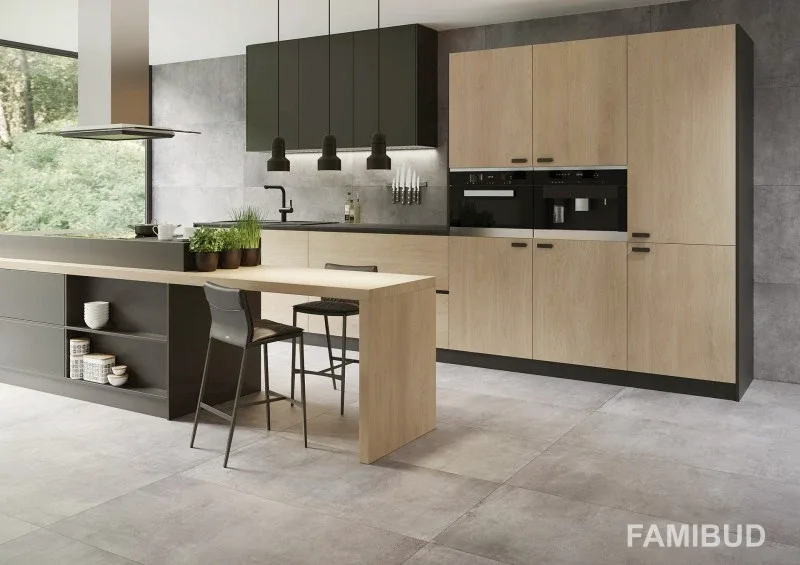 Плитка керамогранітна Avenida 12 Rect, 597×1197×10, Сірий, Nowa Gala