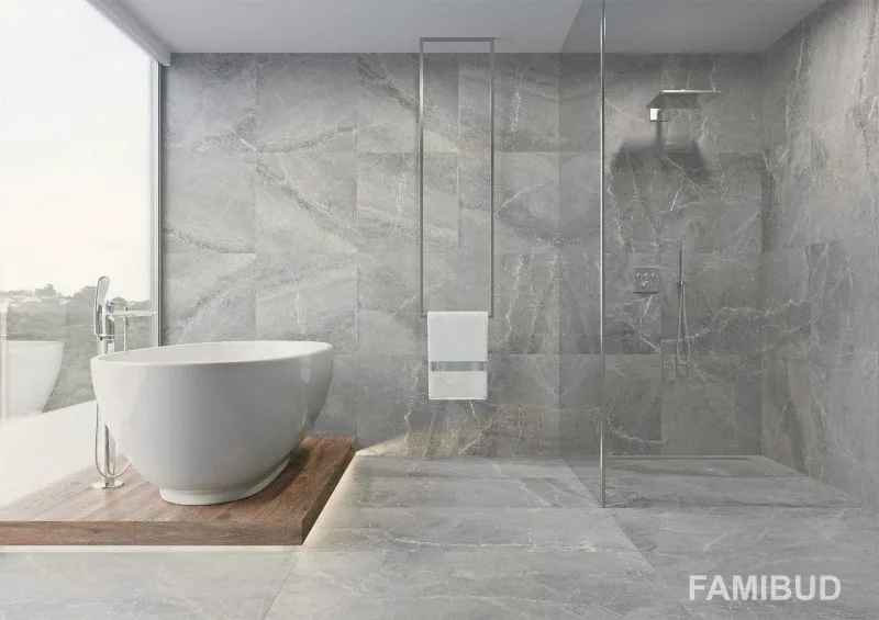 Плитка керамогранітна Tioga 13 Rect, 297×597, Темно-сірий, Nowa Gala