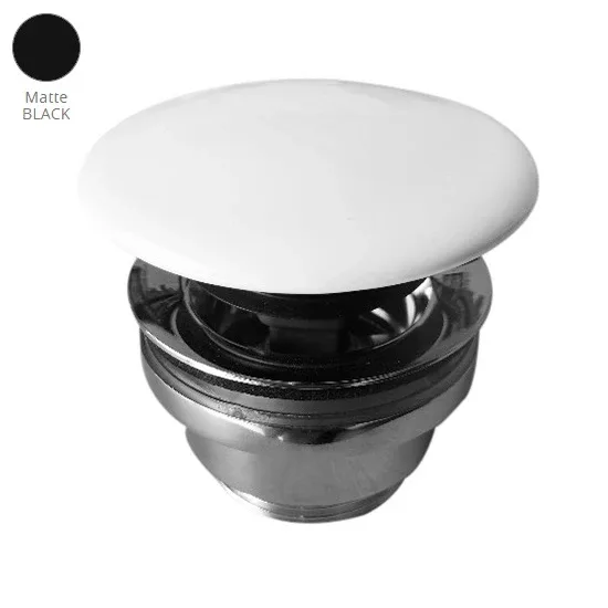 Донний клапан Wave PLCE black matt, Simas