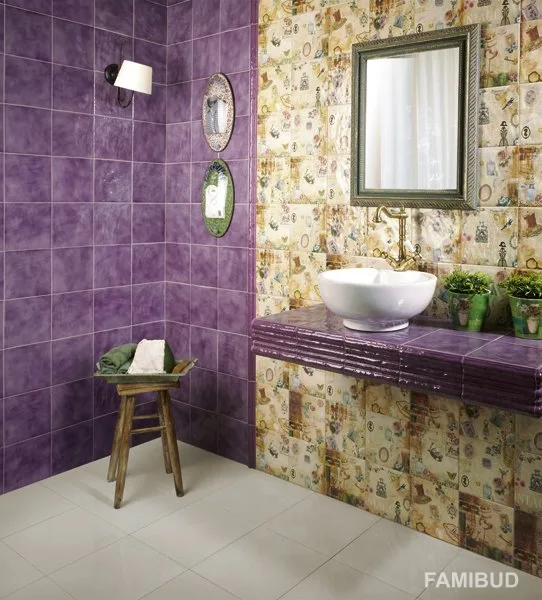 Плитка стінова Vitta Viola, 200×200, Mainzu