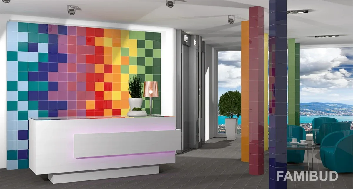 Плитка стінова Chroma Iris Mate, 200×200, Mainzu